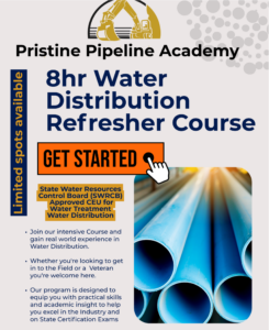 Water Distribution Refresher 8 Hours – 2026